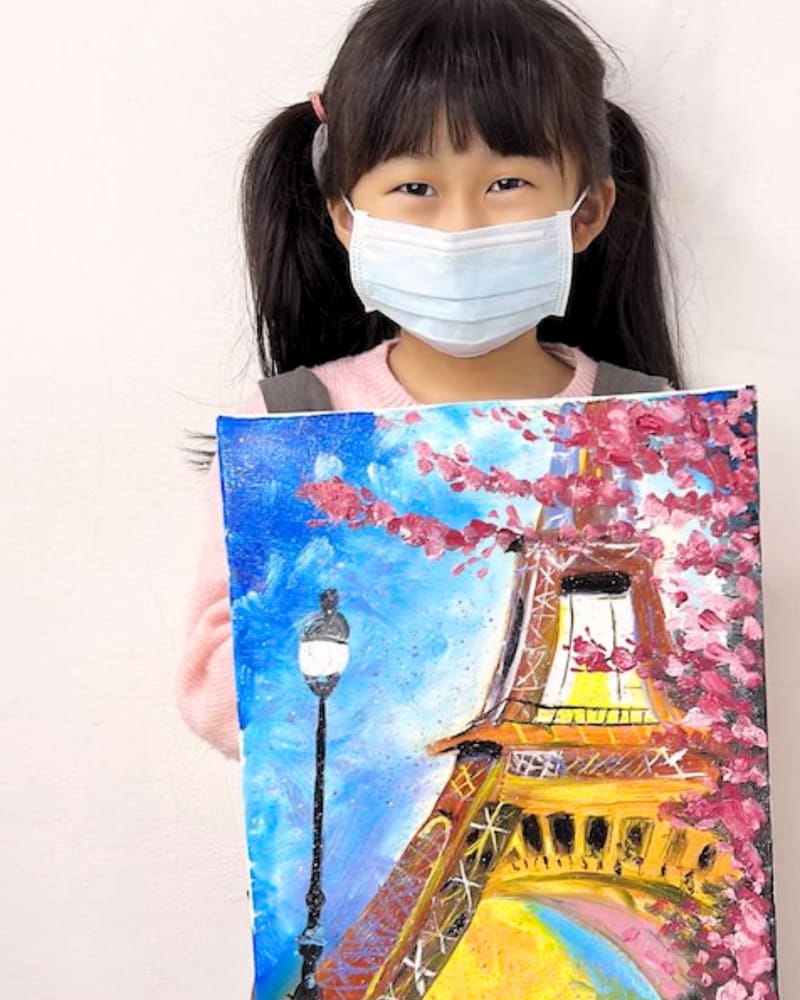 兒童畫作 主題示意圖