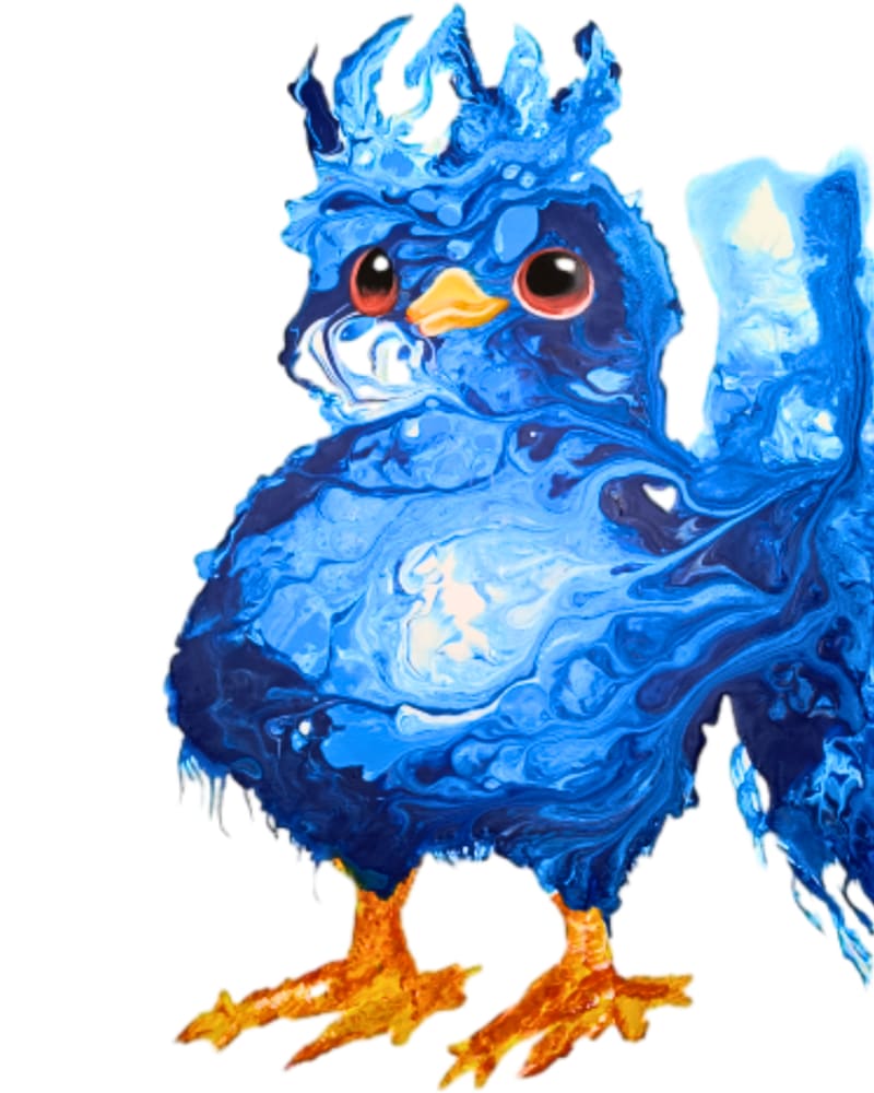 壓克力流動畫 主題示意圖